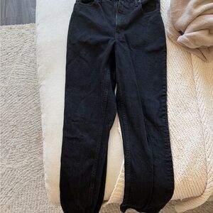 Abercrombie & Fitch Women's Black Straight Leg Jeans